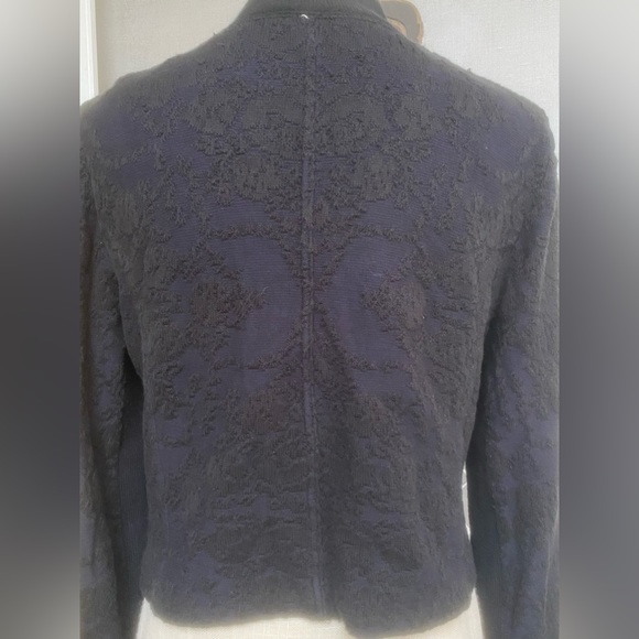 free people military button tapestry woven jacket sz. l - Picture 8 of 15